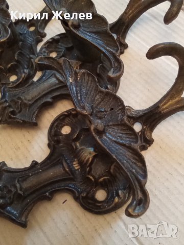 Закачалки стари бронзови 34204, снимка 3 - Колекции - 38815486