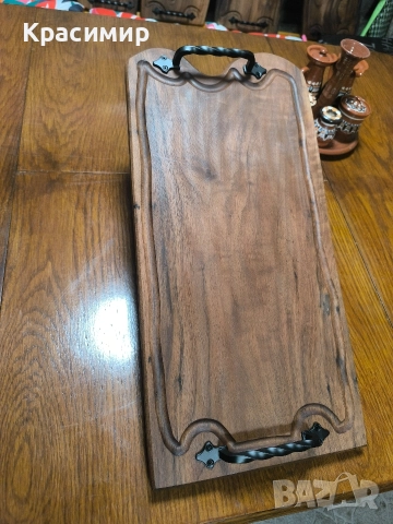 Орехови Дъски и Плата за Мезета, снимка 10 - Аксесоари за кухня - 49214477