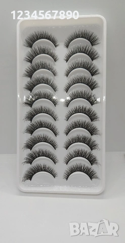 3D Мигли 10 чифта в кутия, снимка 4 - Други - 53892036