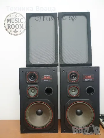Качествени трилентови Hi-Fi тонколони Thomson EA 655. Изпращам видео. 