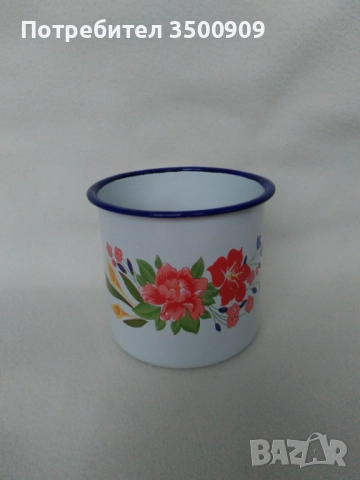 емайлирано канче, снимка 3 - Чаши - 44618690