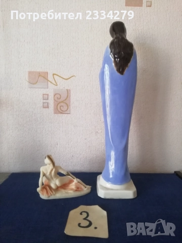 Стари статуетки, фигури с ангели-херувими, настолна лампа и мадони. , снимка 7 - Статуетки - 52534198