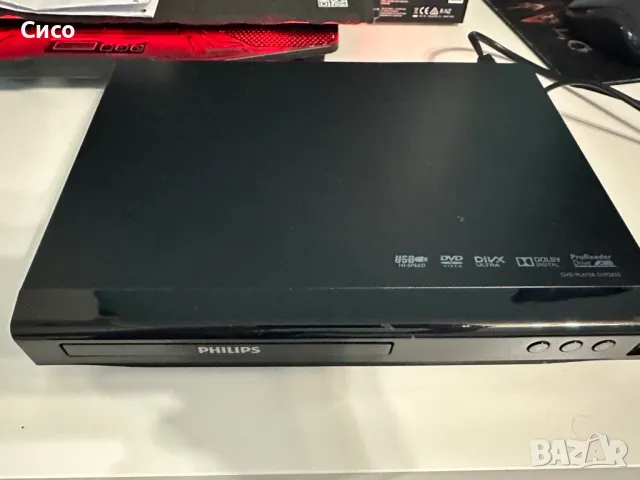 DVD Philips DVP2850 Player, плеър - с USB вход - отлично състояние  			