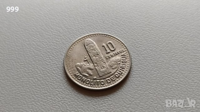10 сентавос 1990 Гватемала