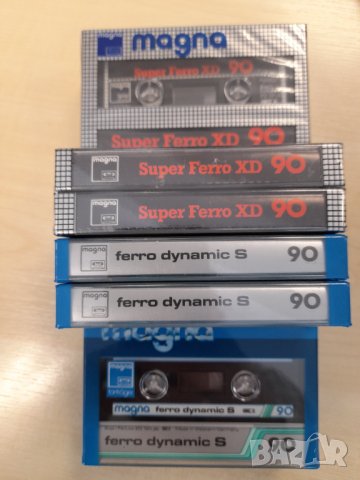 OVP Magna Super Ferro XD90 / Magna Ferro Dynamic S90 нови аудио касети