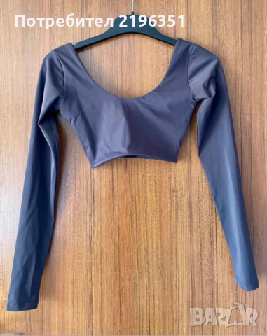 Кроп блуза “Лана” от Promesa, снимка 2 - Корсети, бюстиета, топове - 44700190