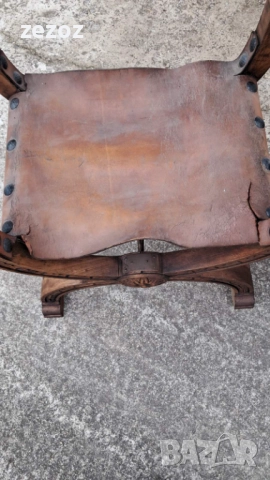 Антикварни кресла масив и кожа, снимка 7 - Дивани и мека мебел - 51846976