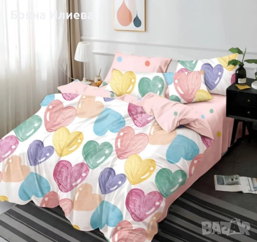 Луксозни двулицеви спални комплекти 6 части 