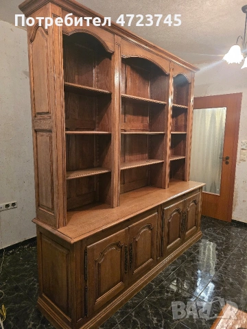 Масивна дървена секция + шкафове