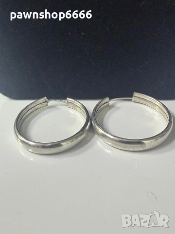 Сребърни обеци 925 проба, снимка 4 - Обеци - 54026623