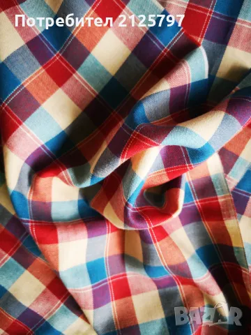 Ш/ 152м  Д/ 240см Парче памучен стар плат, соц епоха, снимка 2 - Платове и дамаски - 49797819