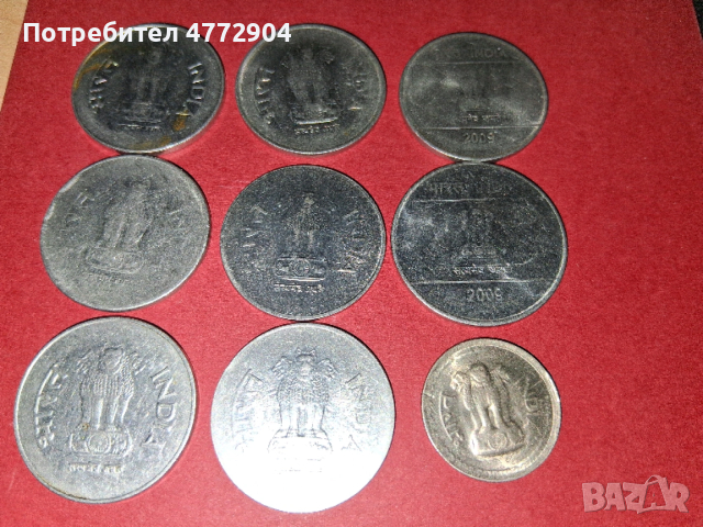 лот монети Индия, снимка 5 - Нумизматика и бонистика - 54242172