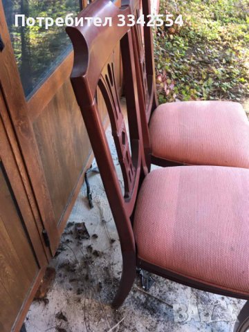 СТОЛ ДЪРВО ТАПИЦЕРИЯ МАСИВ АРИСТОКРАТИЧЕН-2 БР, снимка 8 - Столове - 38456916