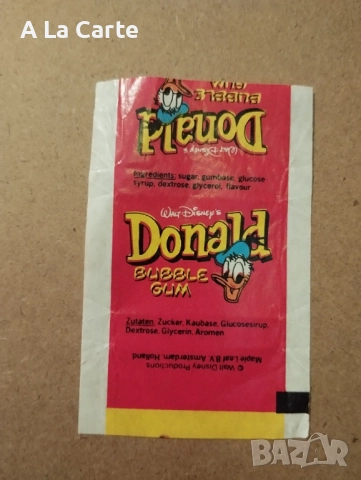 Опаковки от дъвки Donald Duck , снимка 2 - Колекции - 51701996