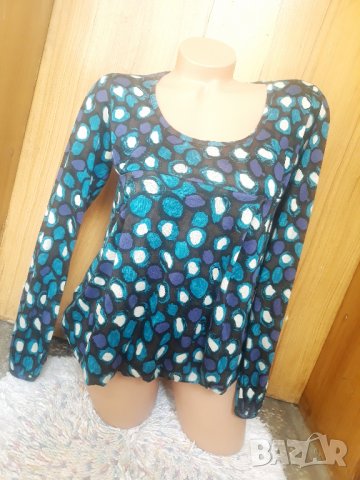 Блуза с дълъг ръкав на точки С