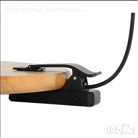 Безжична лампа с щипка за четене на книга, снимка 5 - Настолни лампи - 54355995