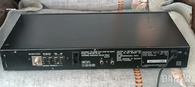 Стерео тунер Denon TU-450 – Качествен японски радио тунер, снимка 2 - Радиокасетофони, транзистори - 55770622