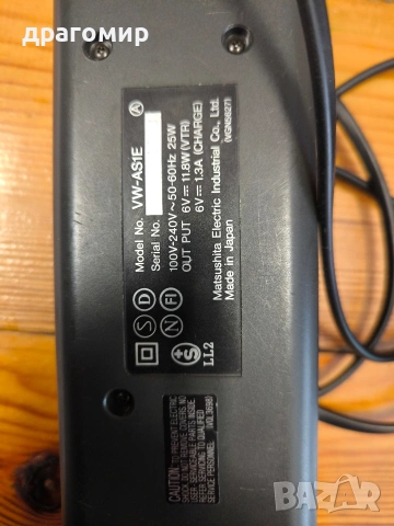 Panasonic VIDEO AC ADAPTOR VW-AS1 , снимка 3 - Батерии, зарядни - 54204223