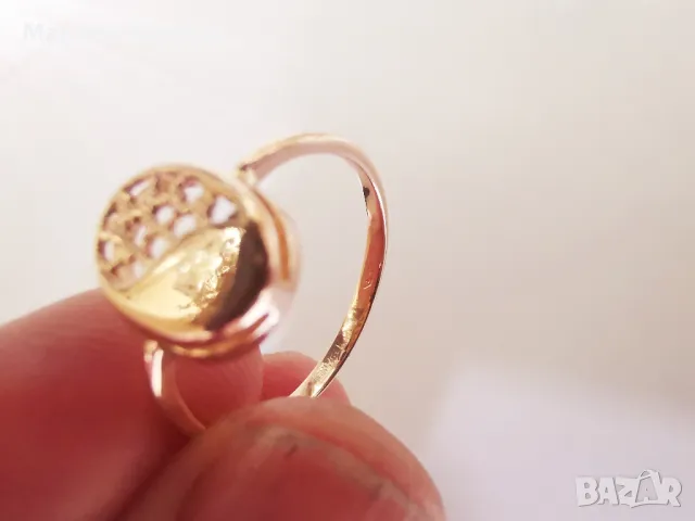 Златен руски пръстен без камъни 10, снимка 7 - Пръстени - 49303624
