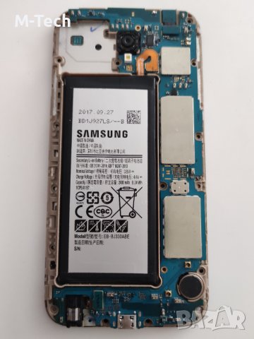 Samsung j3 2017 части Основна платка батерия камера среден борд заден капак звънец вибрация, снимка 2 - Резервни части за телефони - 40343858