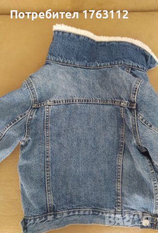 Gap детско дънково яке, за 5 годишни, снимка 2 - Детски якета и елеци - 37661936