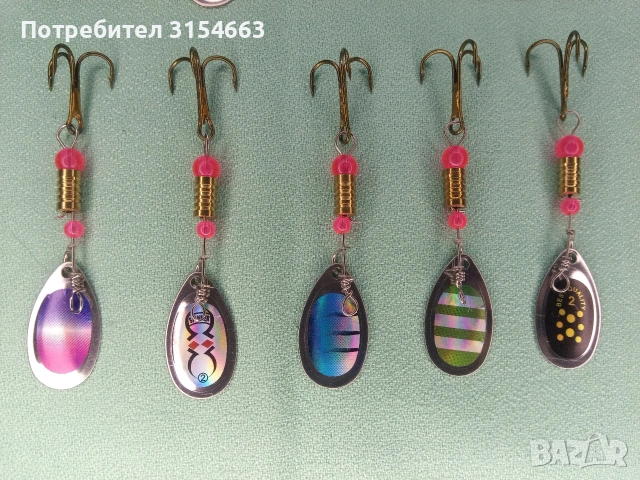 Блесни за риболов , снимка 4 - Такъми - 53990736