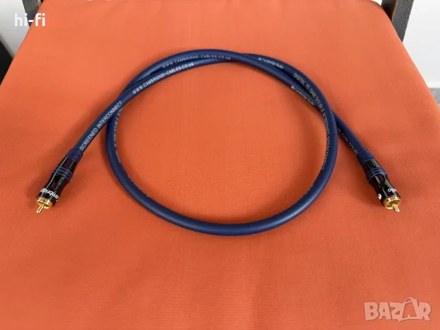 Cambridge Audio Digital 75 Ohm Double Screened Interconnect / Цифров коаксиален кабел, снимка 2 - Други - 56264705