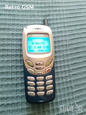Работещ Ретро GSM Samsung r210s (Нова батерия & зарядно & sim адаптор)