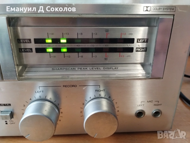 касетъчен дек sharp RT-30, снимка 4 - Декове - 52721557