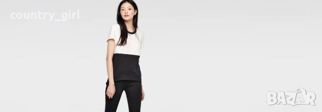 g-star us katya color block r t wmn - страхотна дамска блуза, снимка 2 - Спортни екипи - 29658028