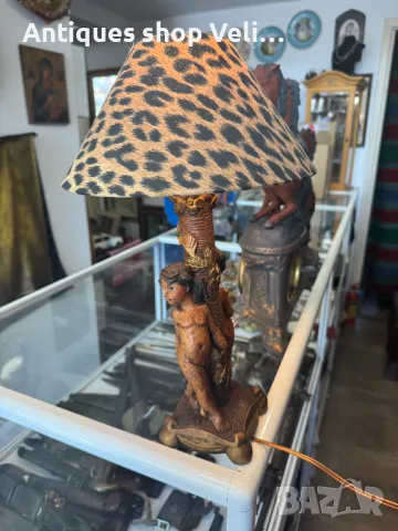 Настолна лампа №6012, снимка 3 - Антикварни и старинни предмети - 47706414