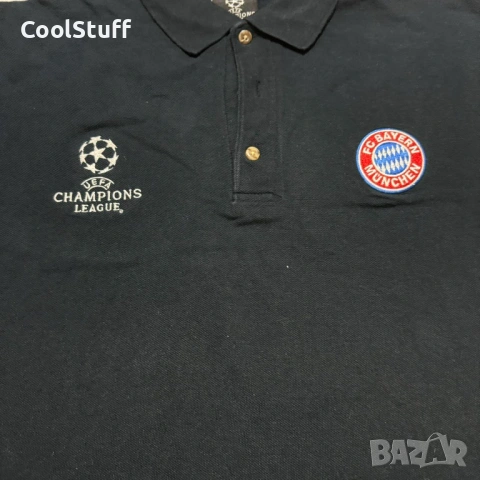 Мъжка Тениска Champions League Bayern Munchen Размер M, снимка 3 - Тениски - 54101496