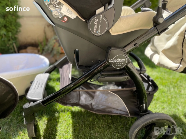 Детска количка 3 в 1 Peg Perego Book Plus Sportivo SL, Perla, снимка 8 - Детски колички - 51974145