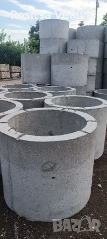 Бетонни изделия - халки, стълбове, парконелементи