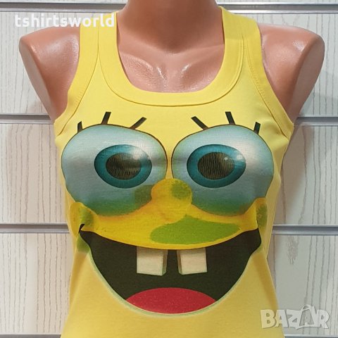 Нов дамски потник с дигитален печат Спондж боб, снимка 3 - Потници - 32034902