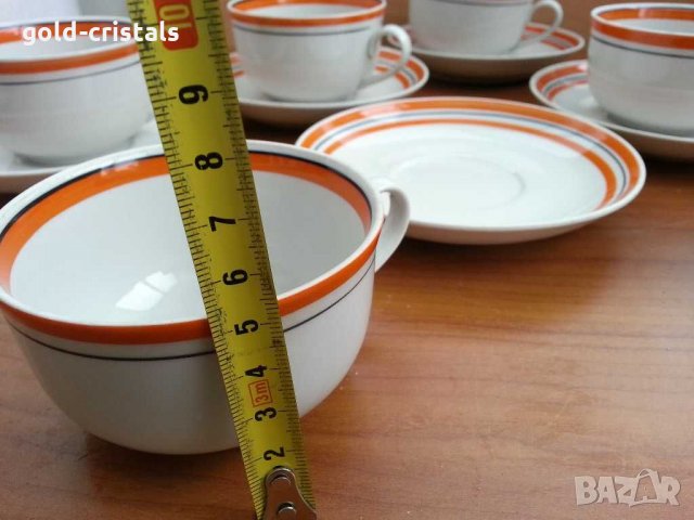  руски порцеланов сервиз чаши за чай , снимка 4 - Сервизи - 31881727