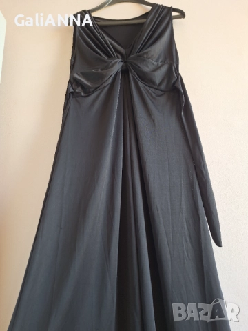 ДЪЛГА ЕЛЕГАНТНА РОКЛЯ ЛИКРА XL