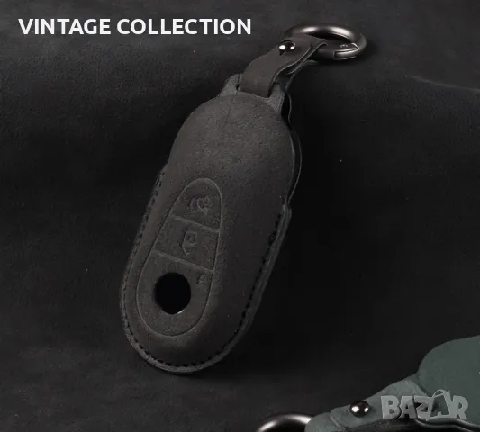 Алкантара Кейс За Ключ Mercedes AMG, S-Class, C-Class, CLA, CLE, GLC, GLK, GLB, GLS, W212, W223, снимка 2 - Аксесоари и консумативи - 47479264