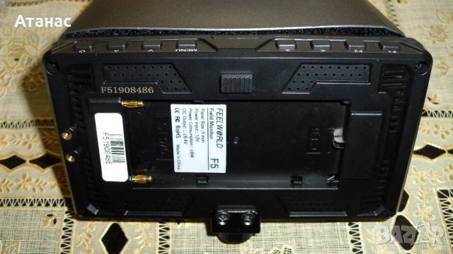 Монитори -  Feelworld F5- 5" и Feelworld F6S- 5"    Full HD HDMI USB сенник, снимка 4 - Чанти, стативи, аксесоари - 50440939