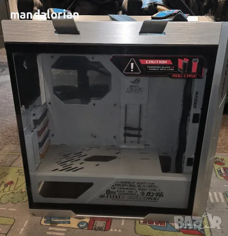 нова лимитираната компютърна кутия ASUS ROG Strix Helios Gundam Edition (GX601) , снимка 5 - Захранвания и кутии - 56215380