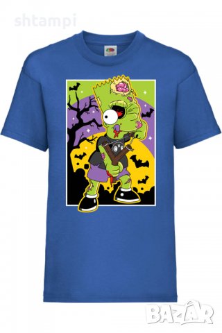 Детска тениска The Simpsons Bart Simpson 01,Halloween,Хелоуин,Празник,Забавление,Изненада,Обичаи,, снимка 4 - Детски тениски и потници - 38158014