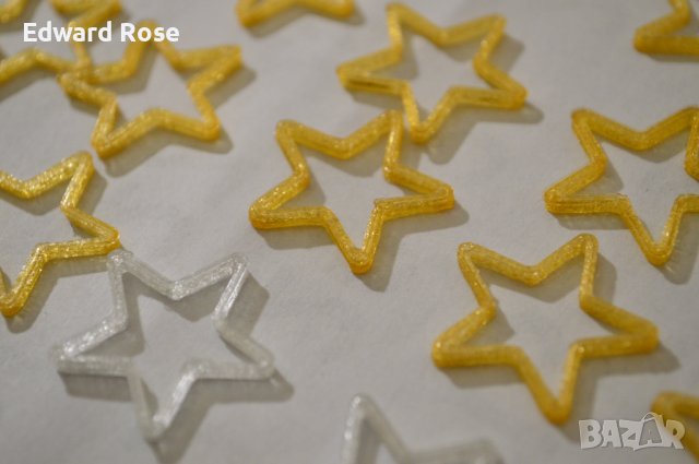 Звездички от пластмаса, снимка 3 - Други - 37544580