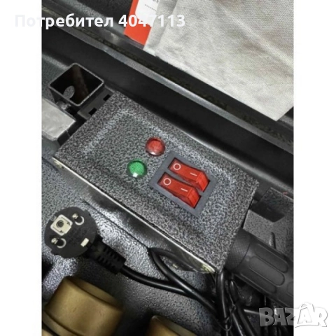 Лепачка в метален куфар 2500W, снимка 4 - Други инструменти - 51441111