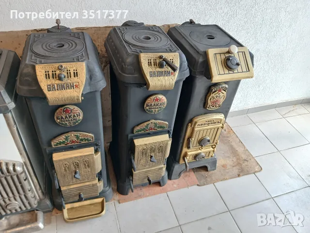печки на дърва  БАЛКАН 8бр., снимка 5 - Печки, фурни - 56508899