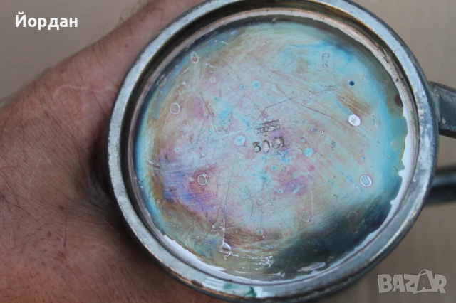 Посребрена кана за кафе/чай, снимка 7 - Антикварни и старинни предмети - 50954529