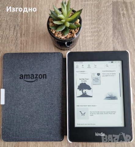 БЕЗПЛАТНА ДОСТАВКА Kindle Amazon електронен четец / e-book с подсветка, снимка 1