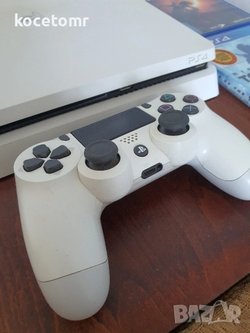 PS4 slim 500GB БЯЛ, снимка 3 - PlayStation конзоли - 54189552