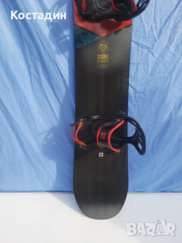 сноуборд NIDECKER SCORE 160см.  с автомати, снимка 3 - Зимни спортове - 52754741