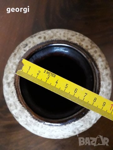 Немска керамична ваза ръчна изработка , снимка 6 - Колекции - 31874676