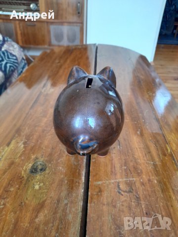 Стара керамична касичка Прасе, снимка 4 - Други ценни предмети - 31854285